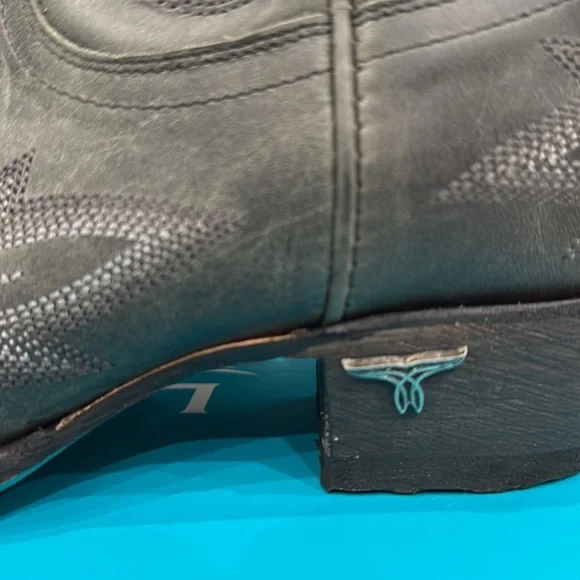 NIB Lane Lexington Bootie Distressed Charcoal Grey 8 8.5 - Picture 8 of 8